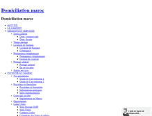 Tablet Screenshot of domiciliation-maroc.com